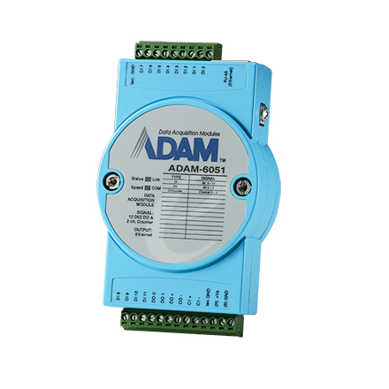 12DI/2Counter/2DO IoT Modbus/SNMP/MQTT Ethernet Remote I/O